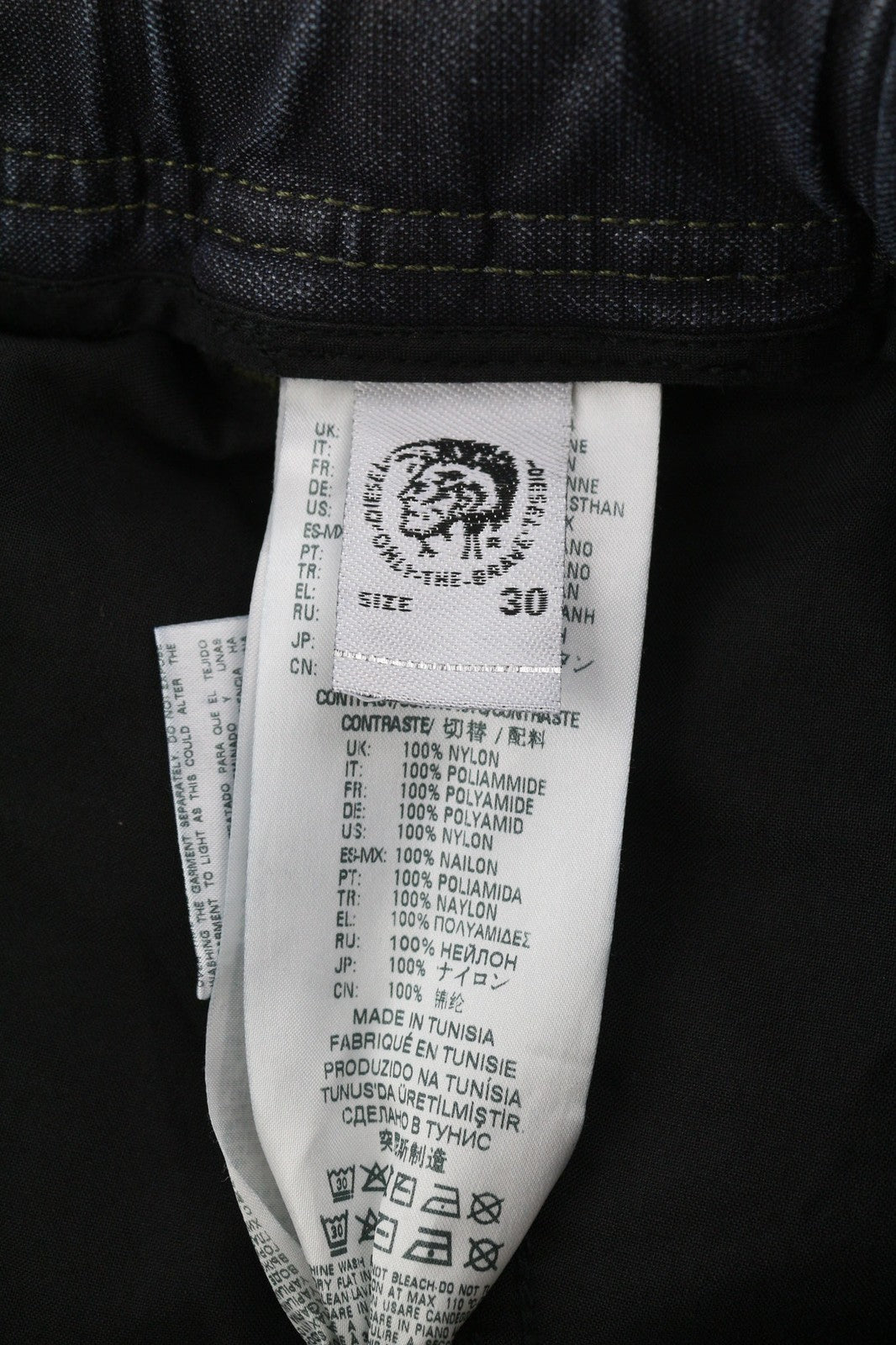 DIESEL D-Everi-Ne Jogg 009BI Mens Jeans W30 Sweat RRP€300 Removable Legs