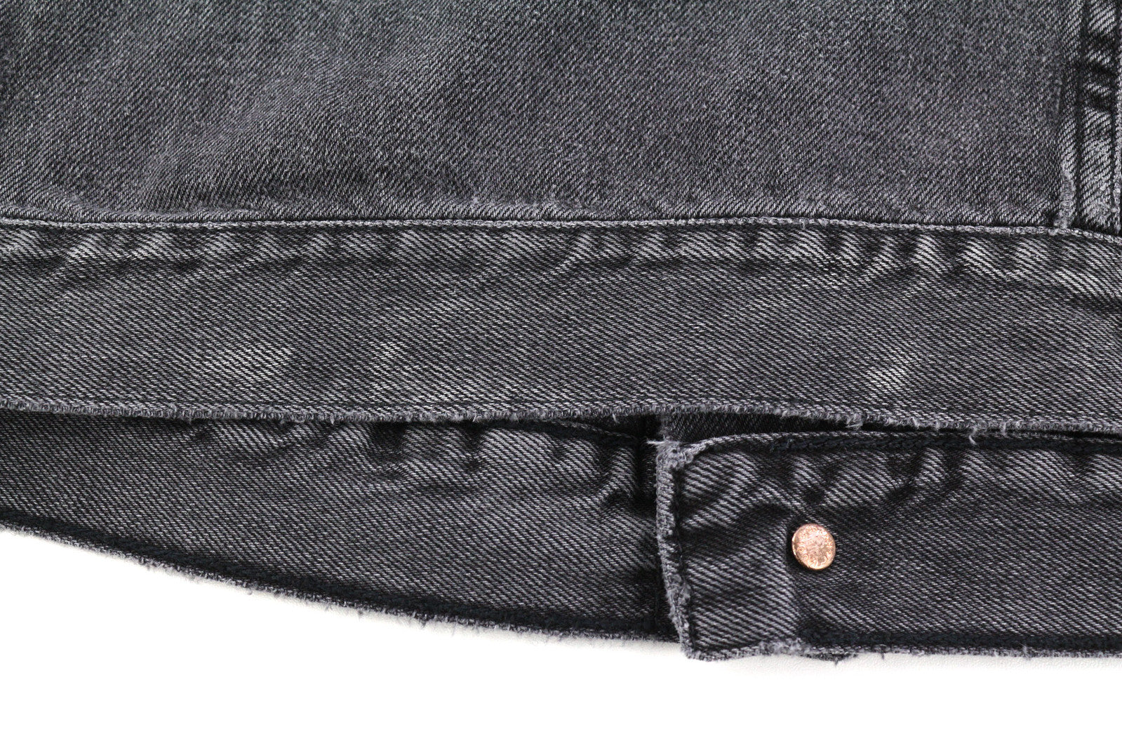 NUDIE Billy Men Jacket M Desolation Button Neck Unlined Patch Pocket Denim