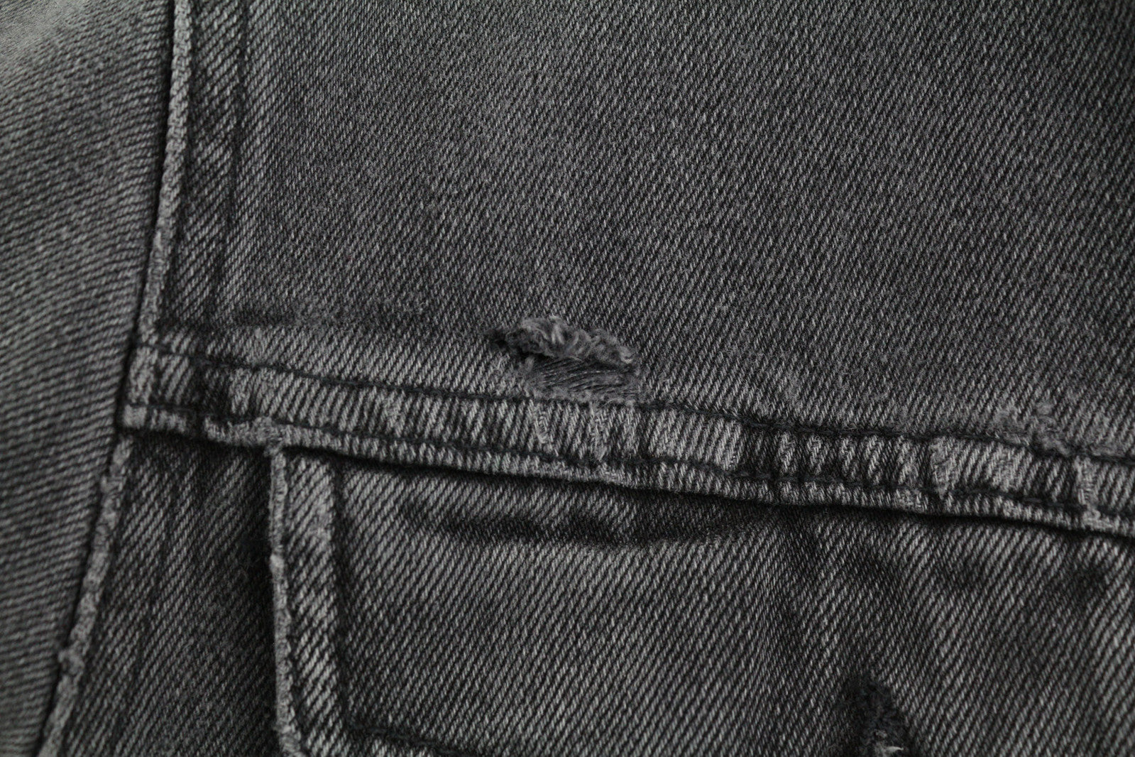 NUDIE Billy Men Jacket M Desolation Button Neck Unlined Patch Pocket Denim