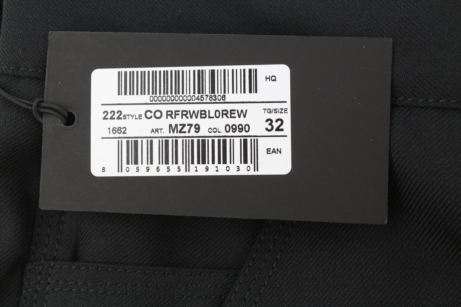 PT TORINO The Worker Men Trousers W32 Fleece Wool Blend Tapered Fit Buttoned