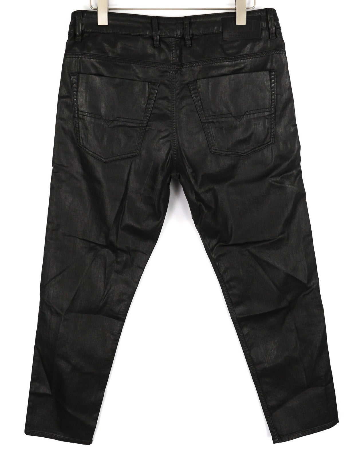 DIESEL Krooley Jogg 0849R Mens Jeans W36/L32 Tapered RRP€250 Coated Black