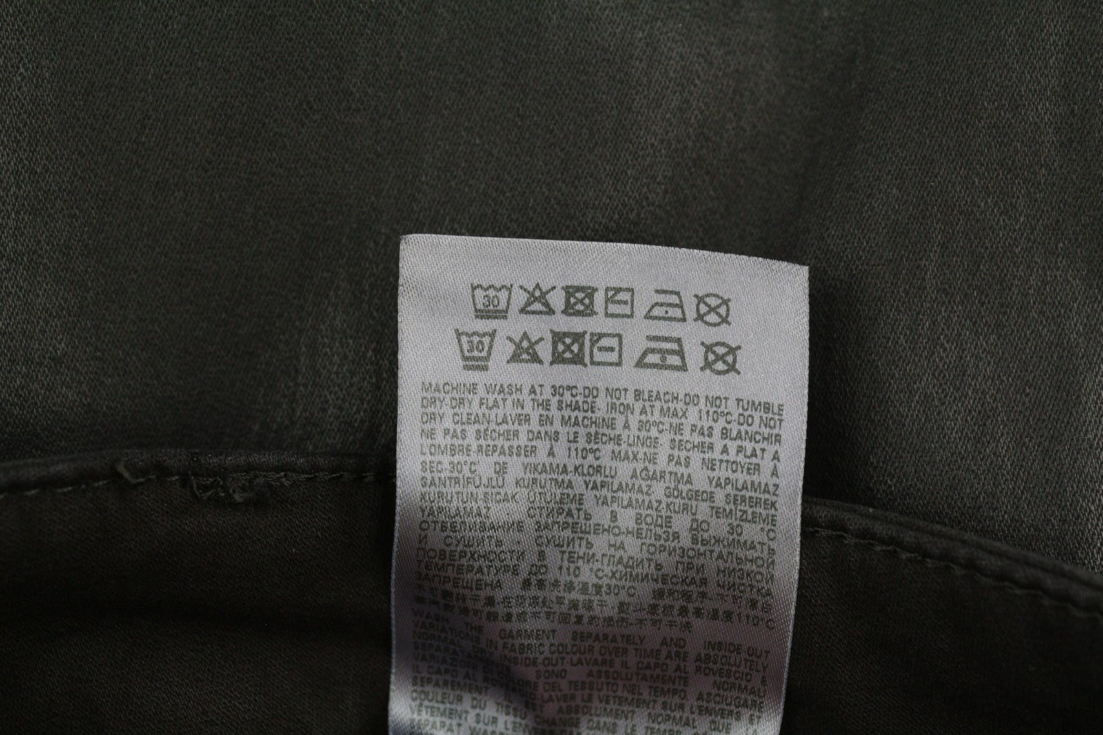 DIESEL Krooley Jogg 0849R Mens Jeans W30/L30 Tapered Coated Black RRP€250