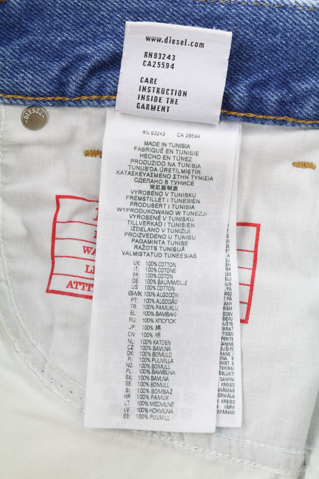 DIESEL 1995 007F5 Mens Jeans W31 Slim  Mid Waist Straight Leg RRP€250