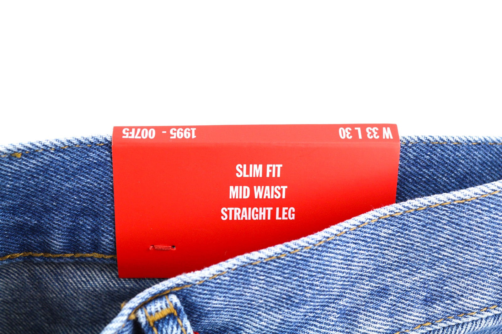 DIESEL 1995 007F5 Mens Jeans W33/L30 Slim  Mid Waist Straight Leg RRP€250