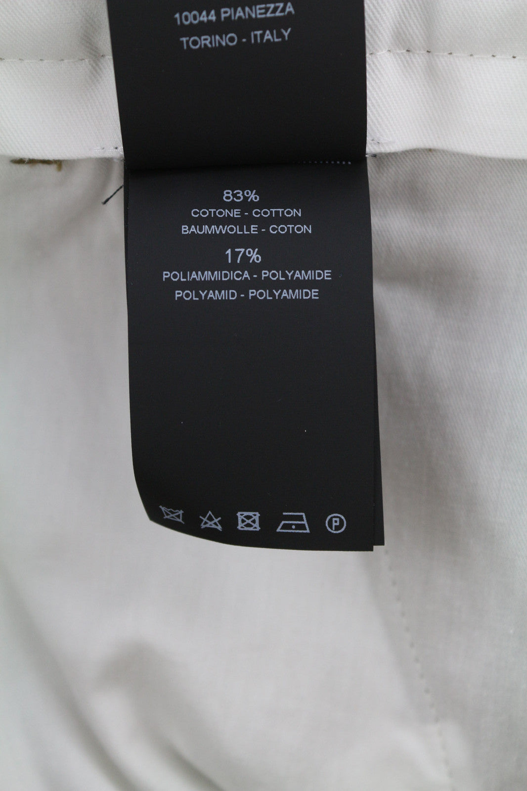 PT TORINO The Worker Men Trousers W34 Brown Button Fly Tapered Fit Chino Pockets