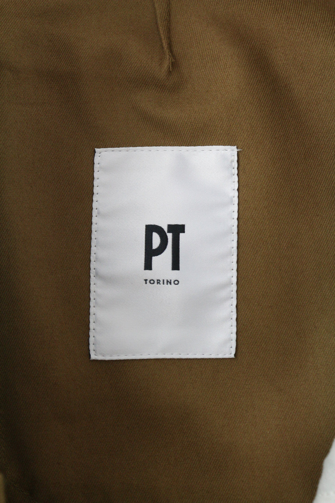 PT TORINO The Worker Men Trousers W34 Brown Button Fly Tapered Fit Chino Pockets