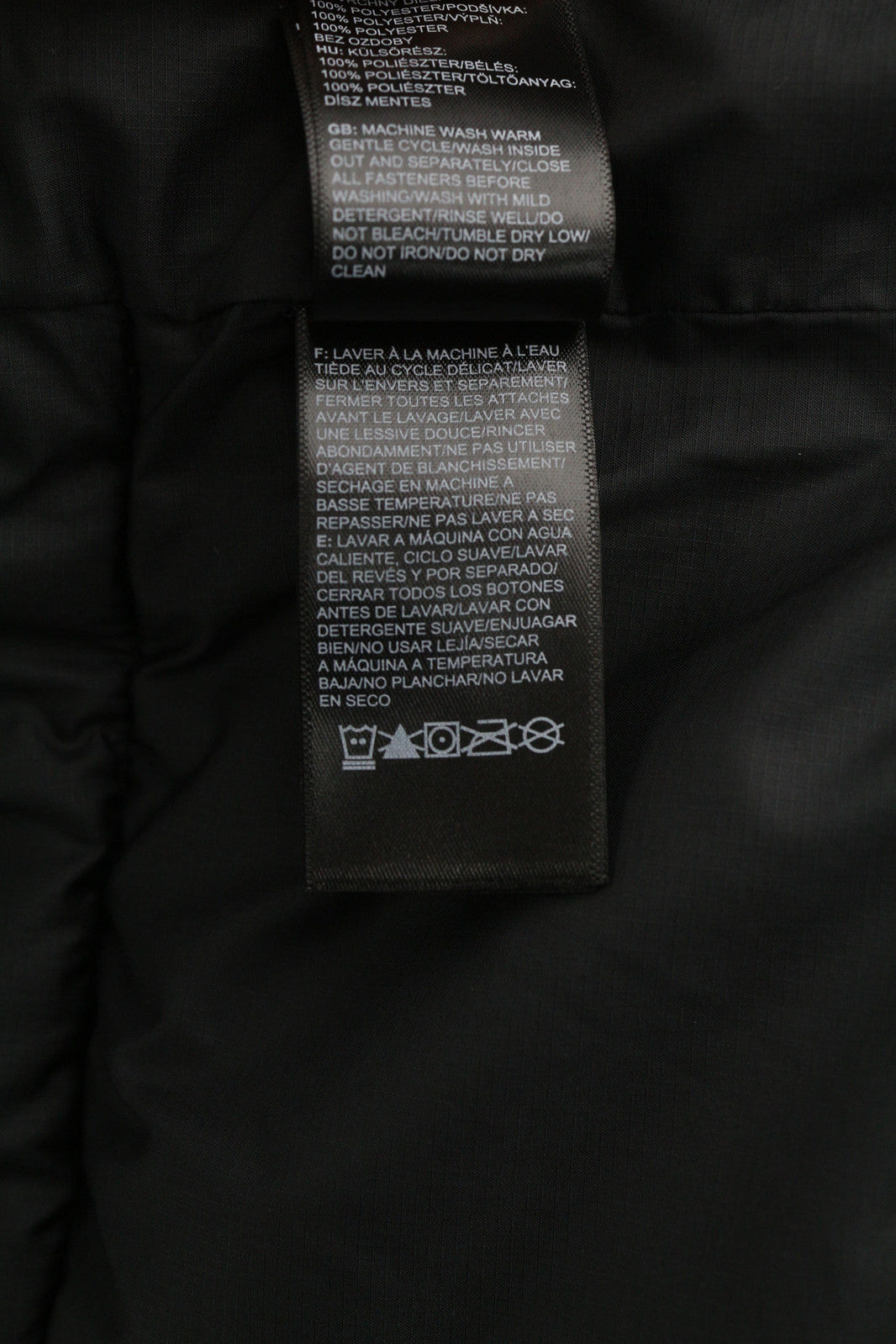 THE NORTH FACE Massif Synthetic Parka Men Jacket M Full Zip Padded Hooded Puffer