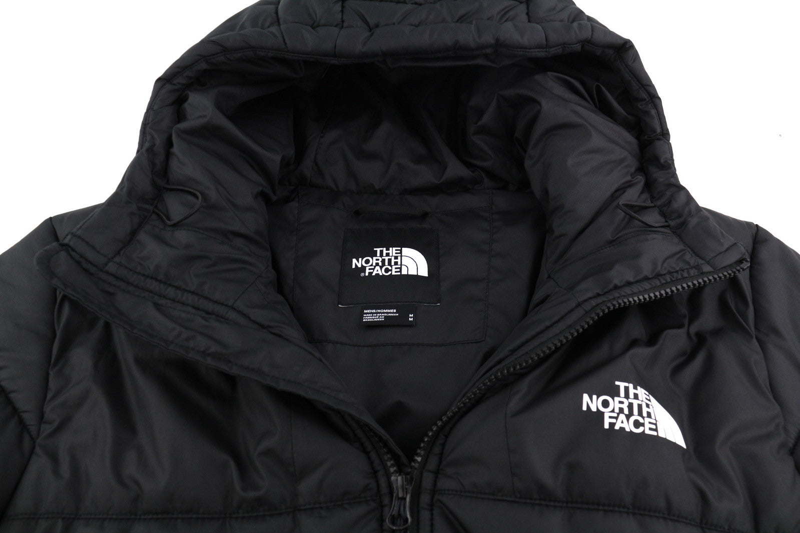 THE NORTH FACE Massif Synthetic Parka Men Jacket M Full Zip Padded Hooded Puffer