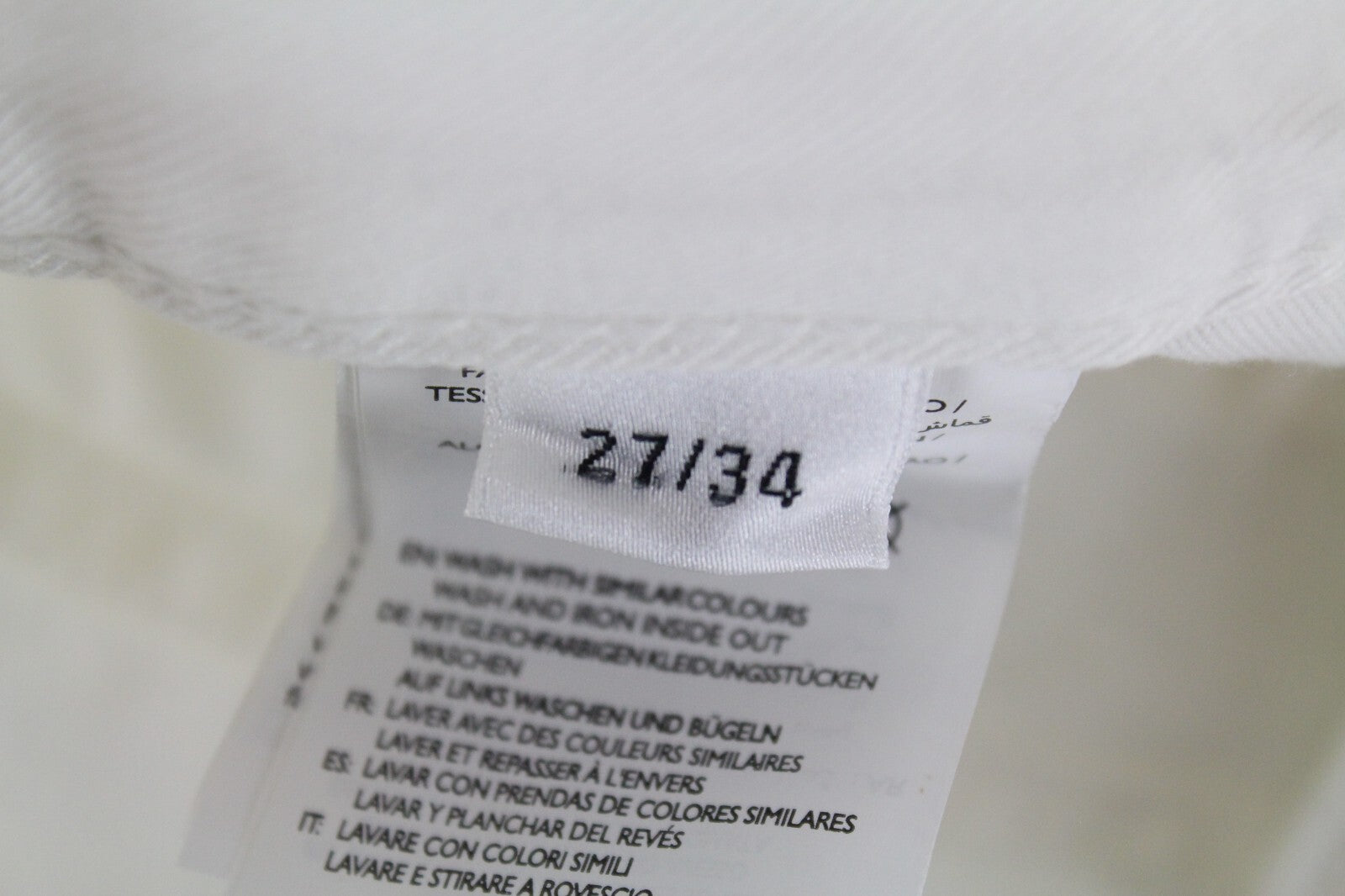 GANT Slacker Womens Off-White Jeans W27/L34 Distressed Denim Pure Cotton Pants