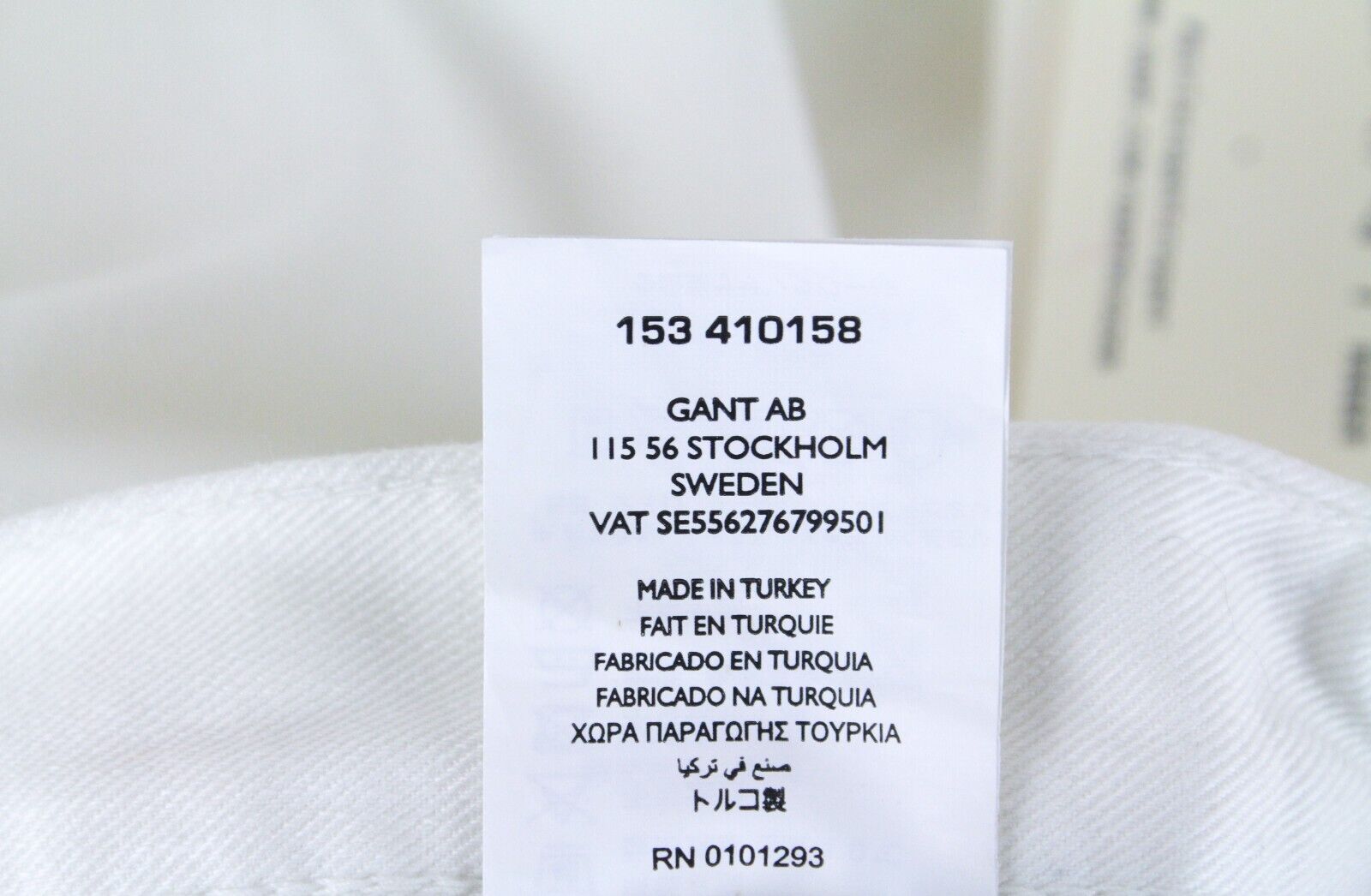 GANT Slacker Womens Off-White Jeans W27/L34 Distressed Denim Pure Cotton Pants