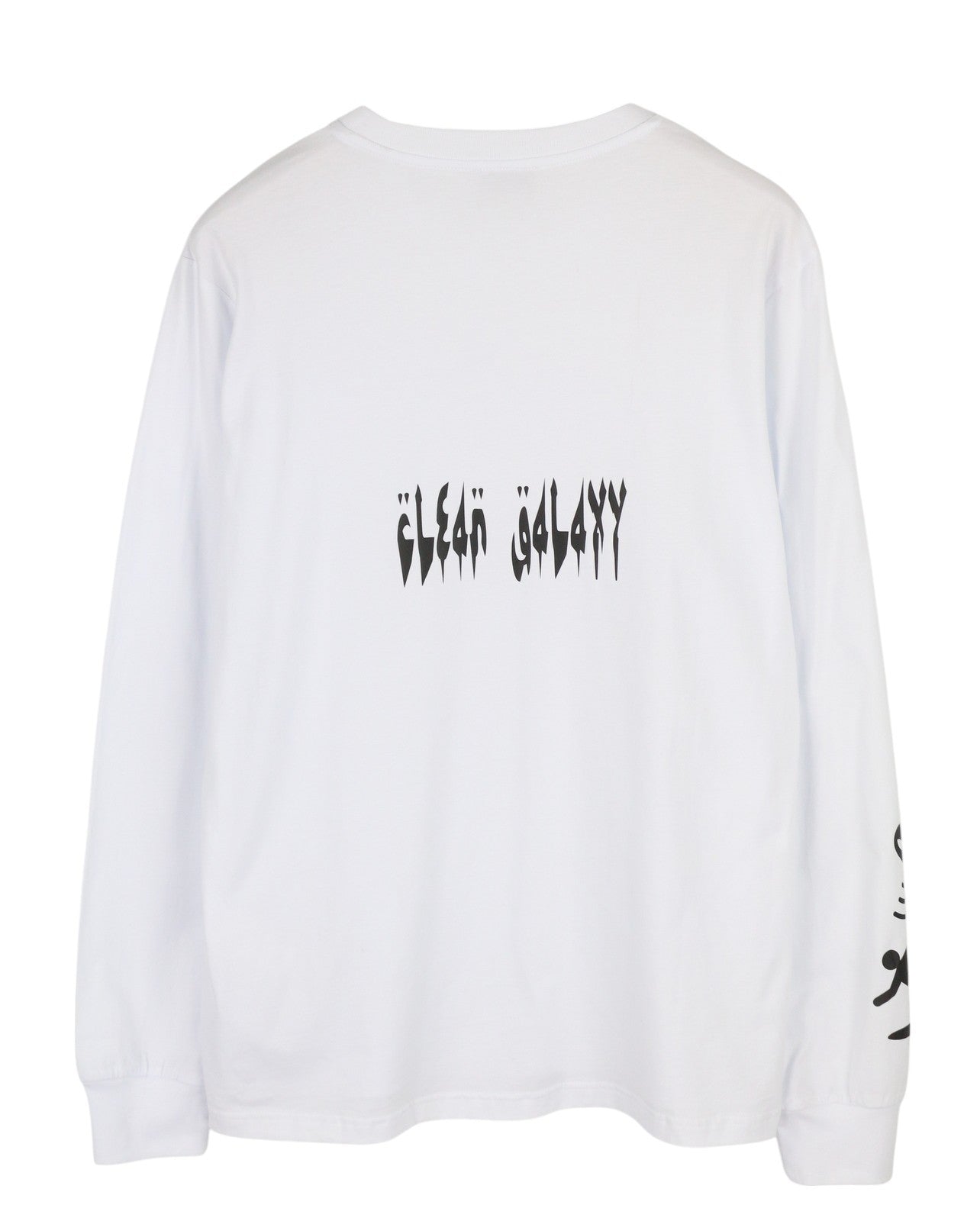 DIESEL T-Just-LS-Slits-B53 Men T-Shirt L White Long Sleeve Crew Neck Cotton