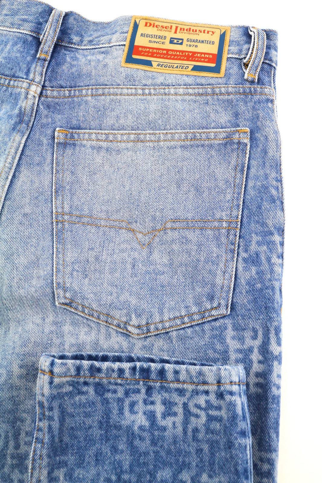 DIESEL 1995 007F5 Mens Jeans W30 Slim  Mid Waist Straight RRP€250 Blue