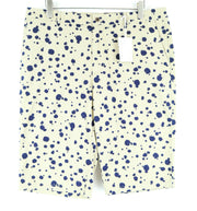 GANT Mens Brown Summer Shorts 54 Pure Cotton Dot Print Slit Pocket Lightweight