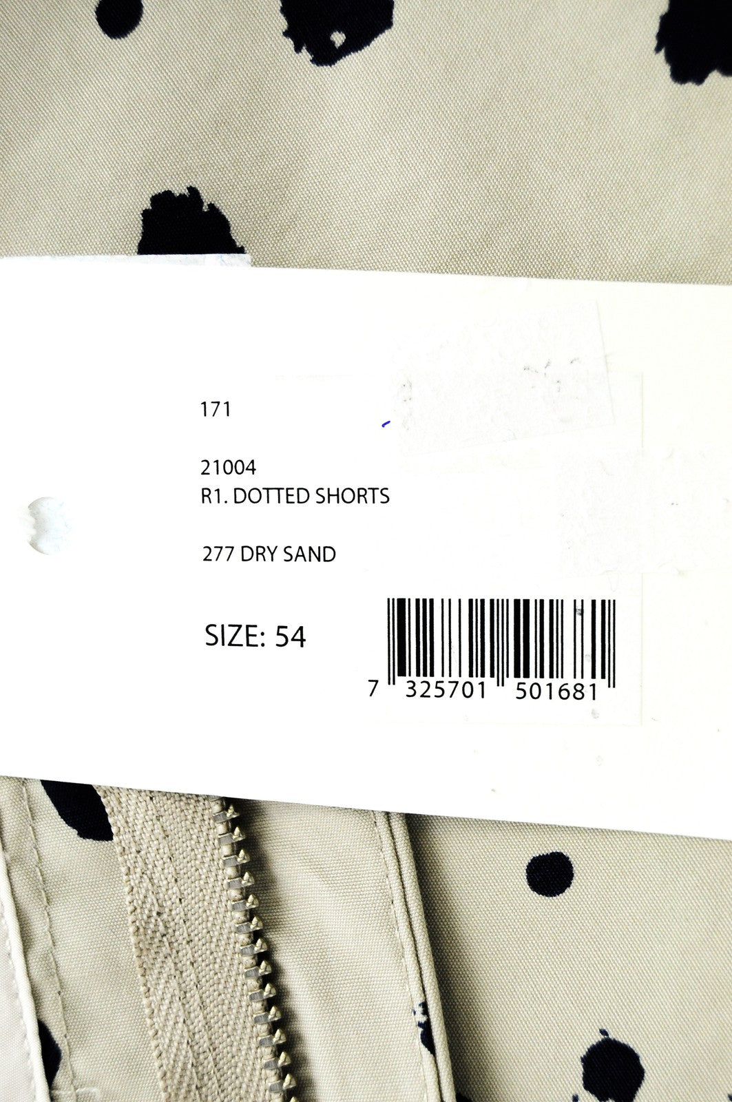 GANT Mens Brown Summer Shorts 54 Pure Cotton Dot Print Slit Pocket Lightweight