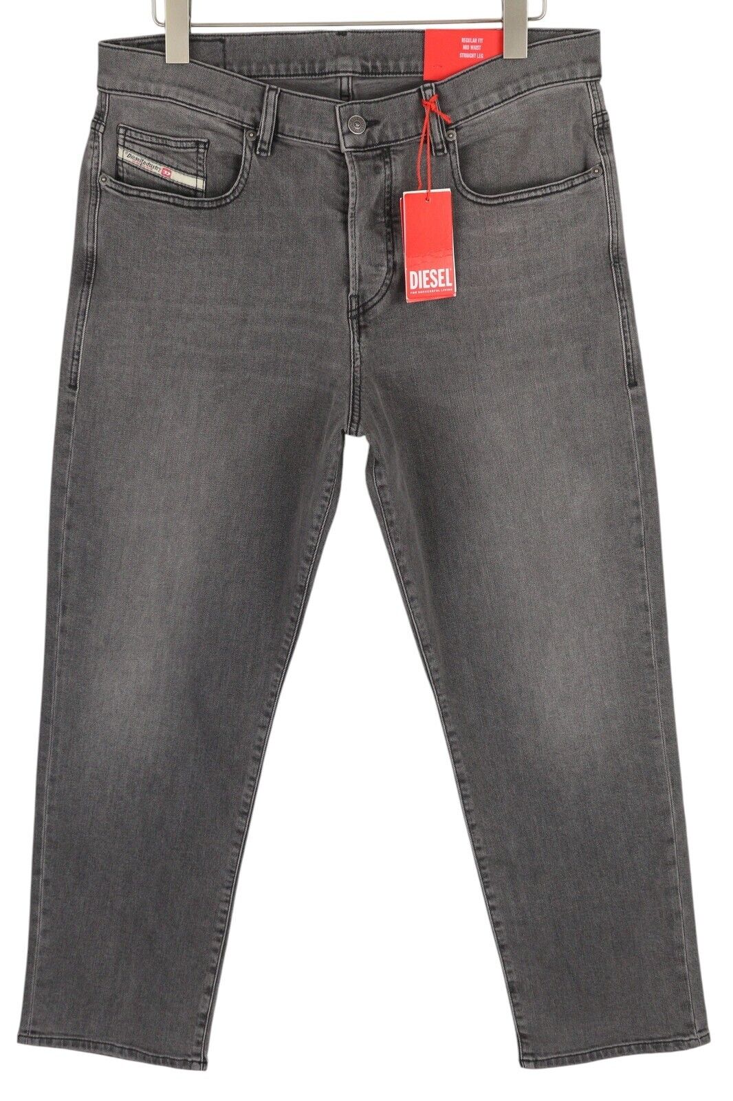 DIESEL 2020 D-Viker 09D49 Mens Jeans W32/L30 Regular  Straight Leg Mid Waist