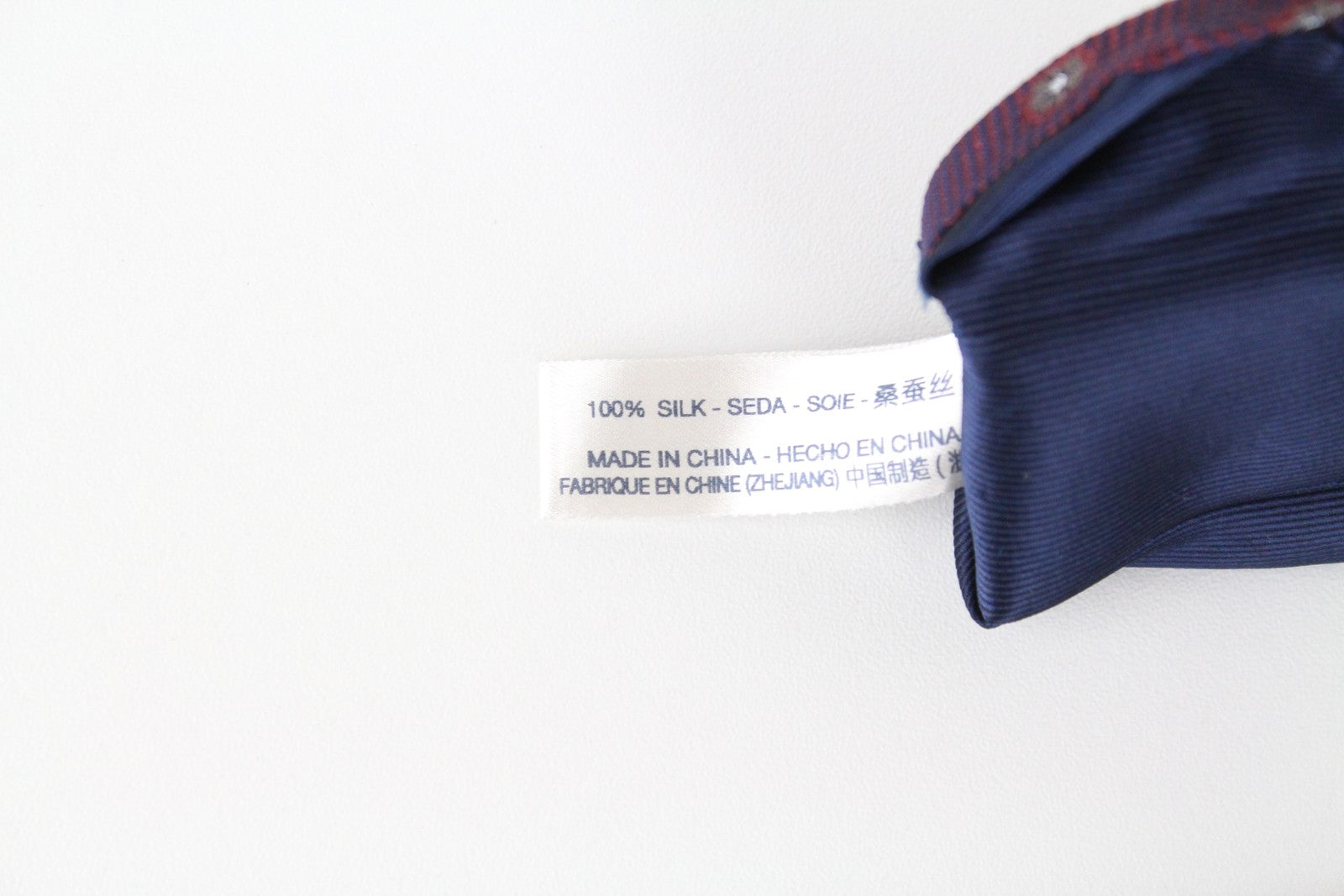 SUITSUPPLY Men's Tie 148 x 8 cm Purple Patterned Silk Pointed-End Classic