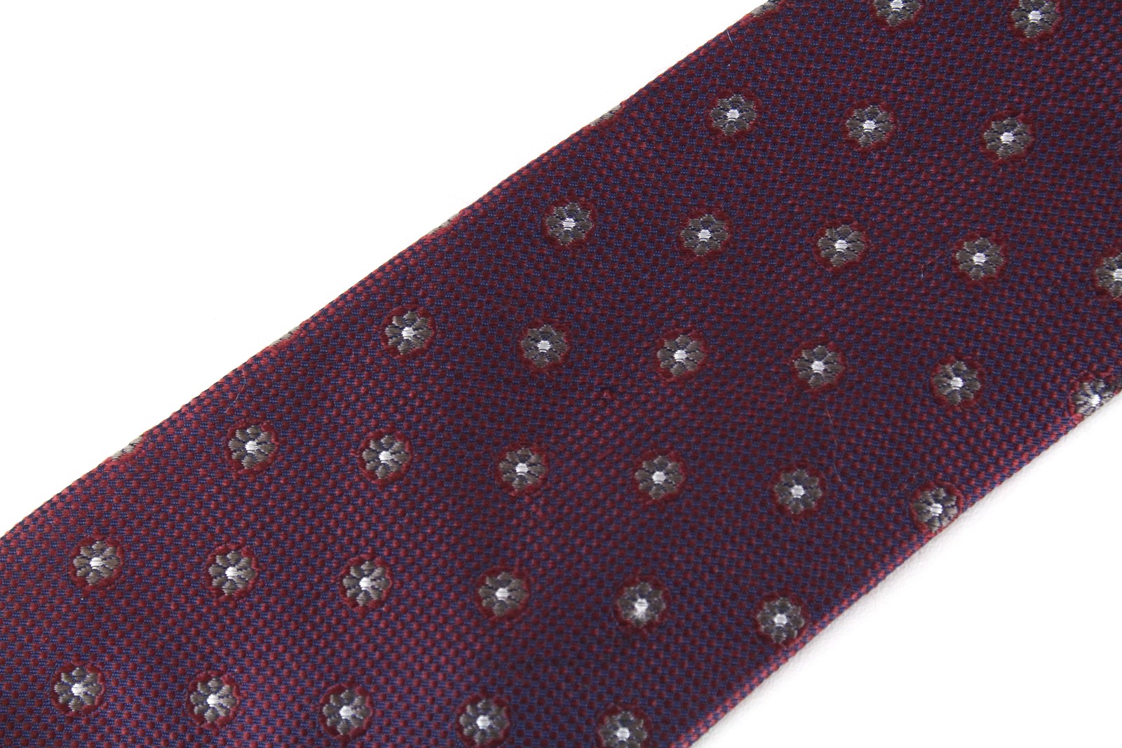 SUITSUPPLY Men's Tie 148 x 8 cm Purple Patterned Silk Pointed-End Classic