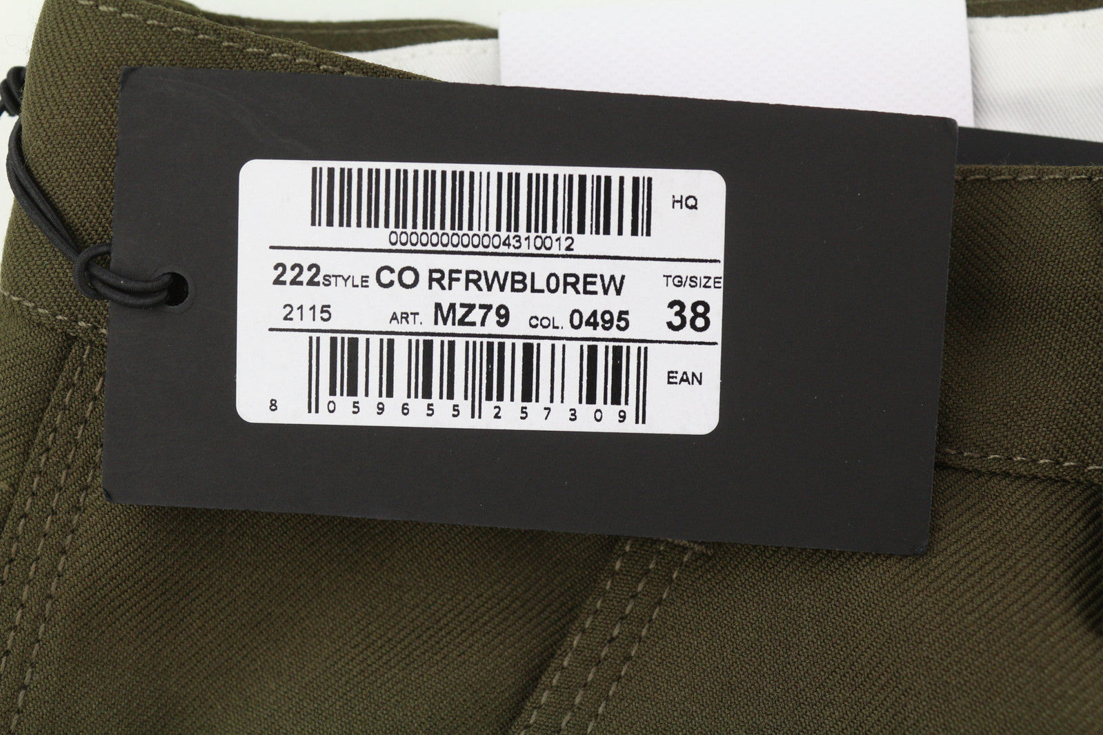 PT TORINO The Worker Men Trousers W38 Brown Fleece Wool Blend Tapered Buttoned