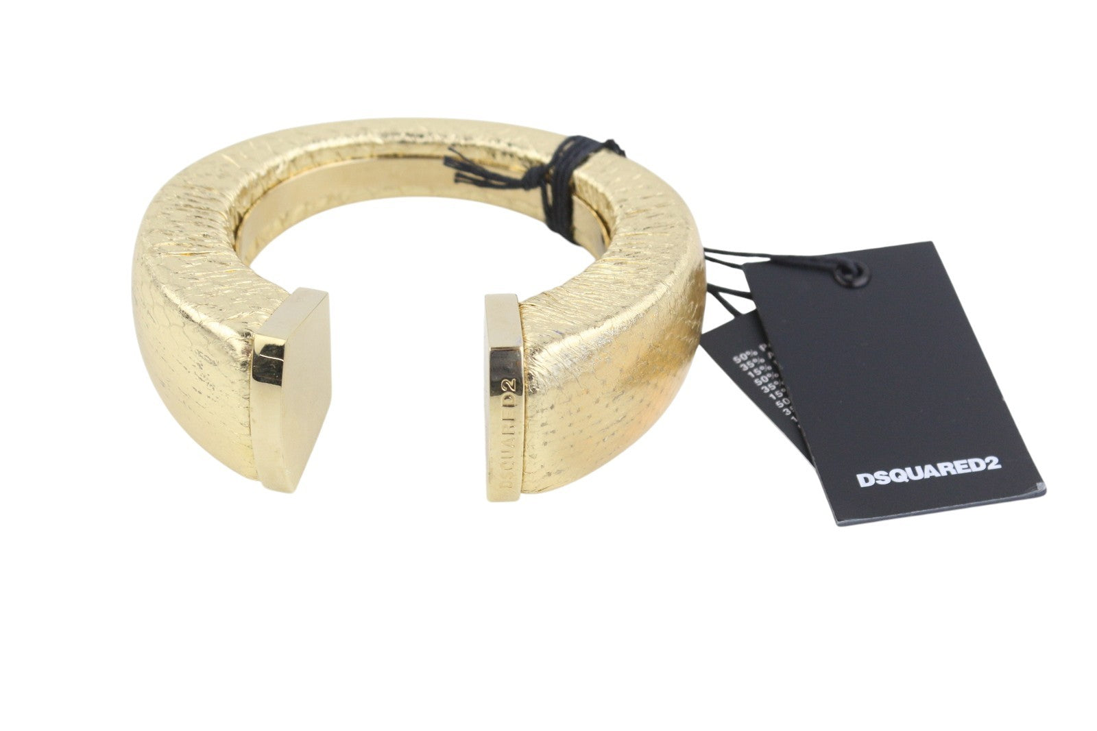 DSQUARED2 Ayers Oro Womens Bracelet S Shiny Gold Tone  Armlet  Casual