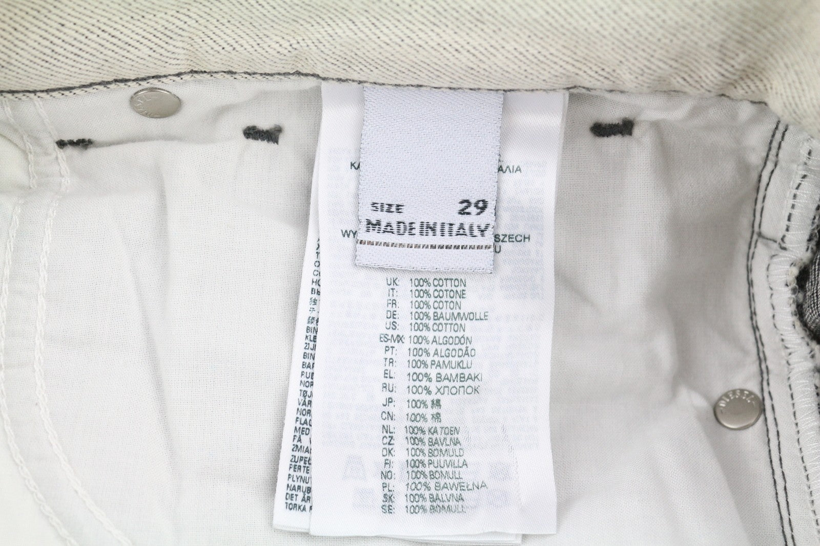 DIESEL 1995 09C86 Mens Jeans W29/L32 Light Slim Straight Mid Waist RRP€195