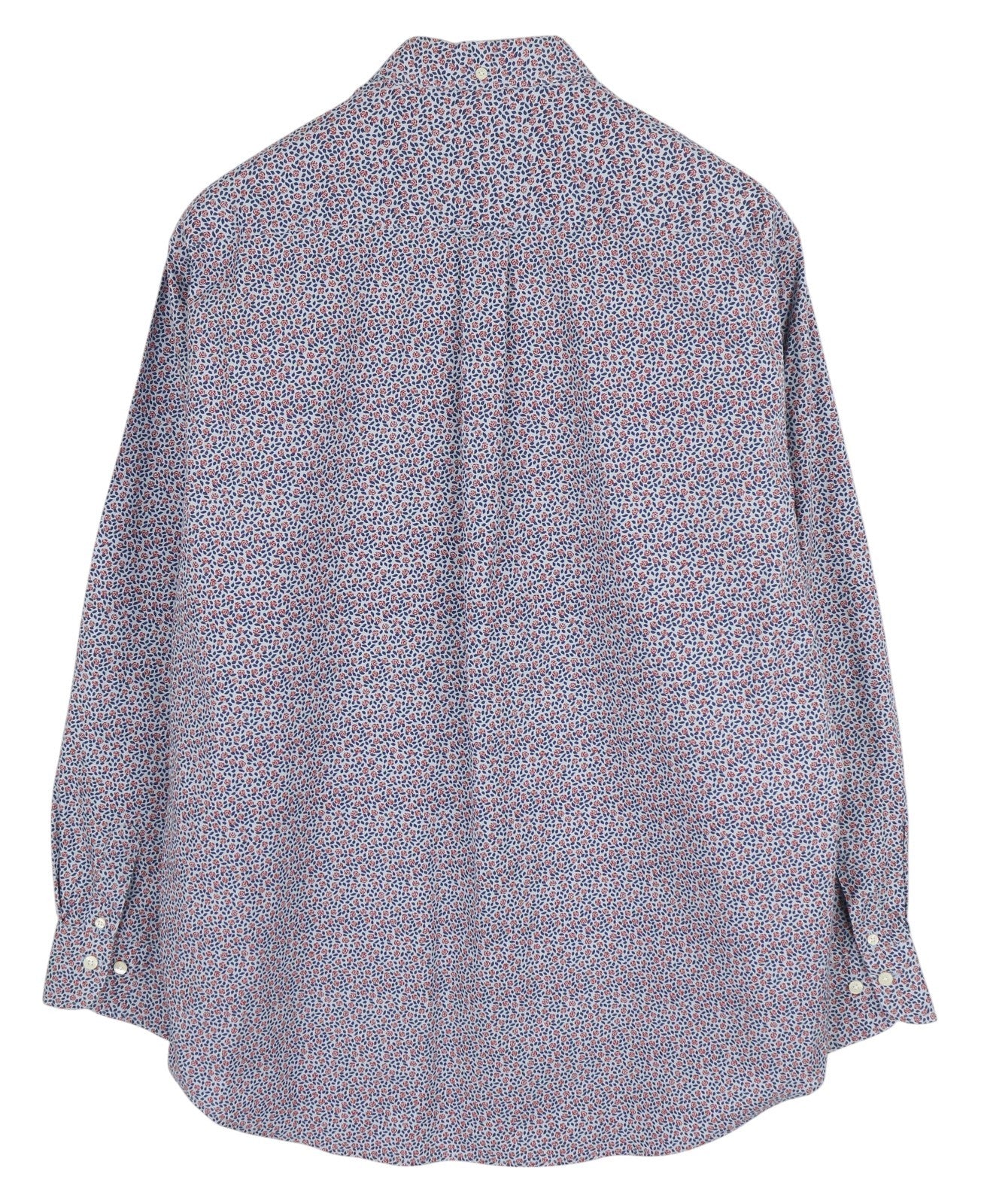 GANT Men Shirt L Casual Button Down Neck Floral Pattern Regular Fit Long Sleeve