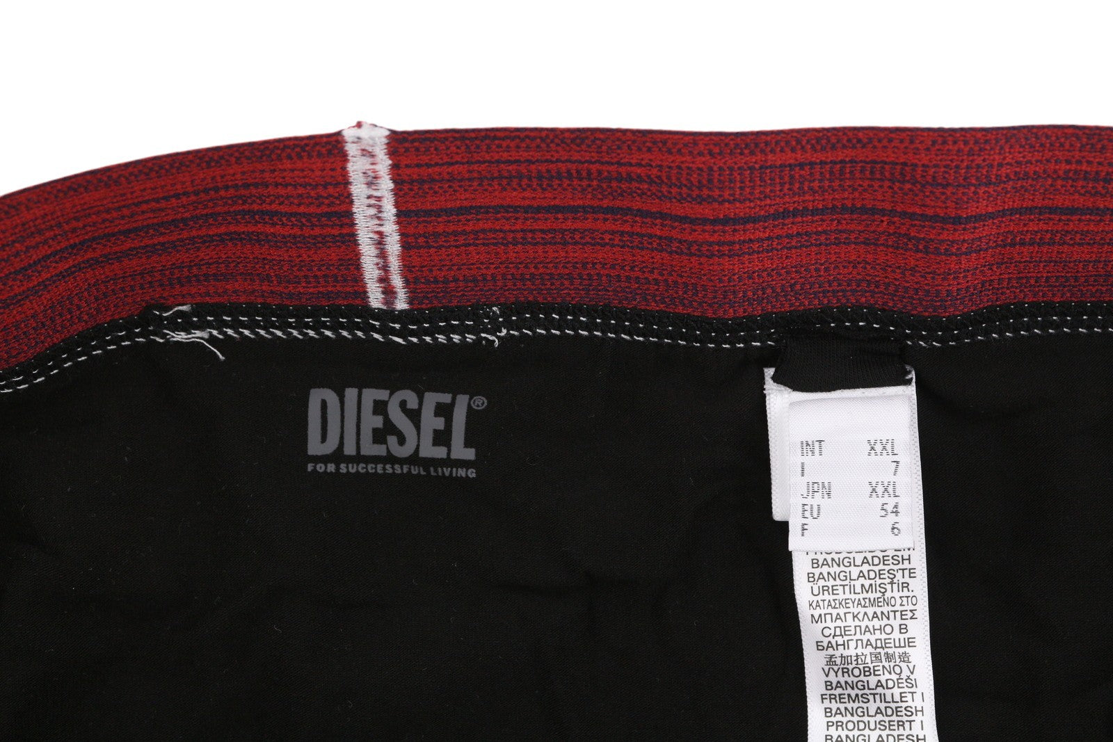 DIESEL Umbx-Damien Mens Underwear 2XL 3 Pack Elasticated Waistband Stretchy