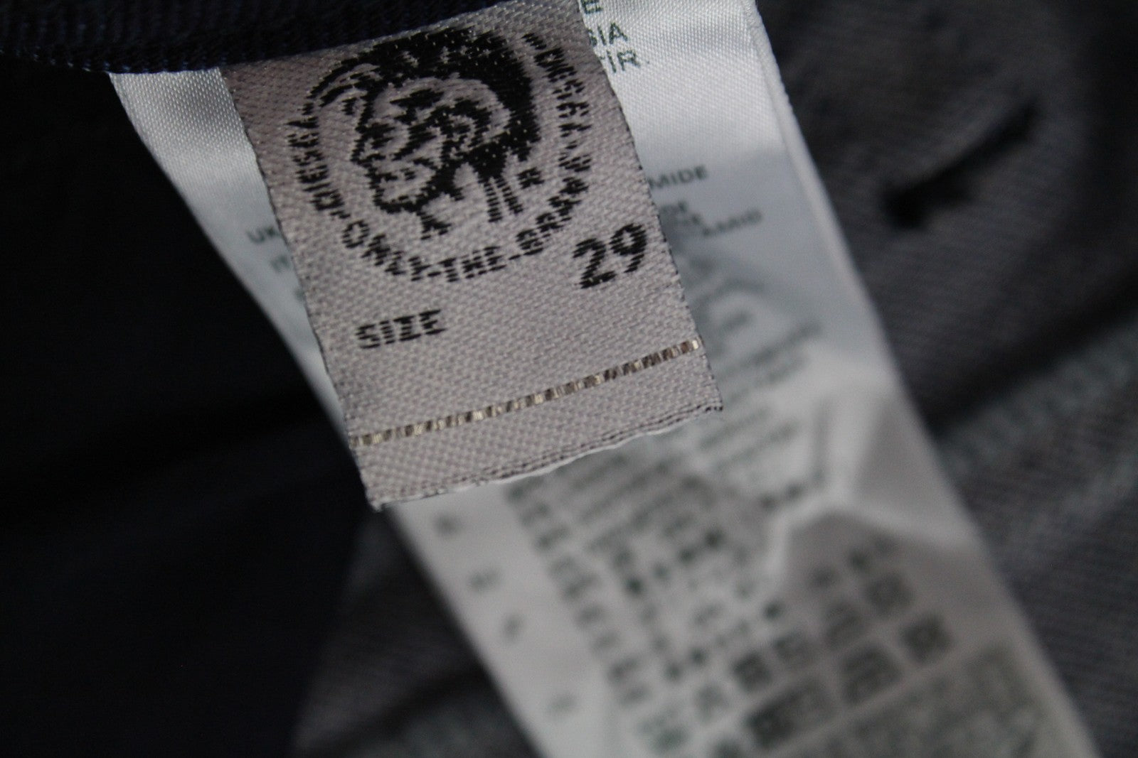 DIESEL Thommer-T 084ZP Men's Jeans W29 Sweat Jogg Blue Slim Stretch Washed