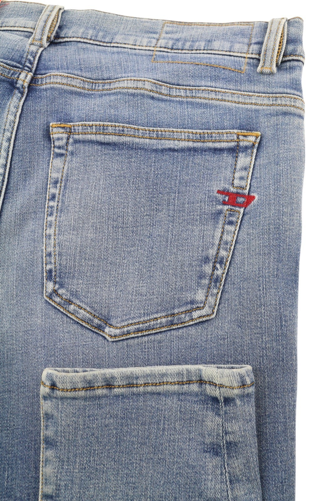 DIESEL 1983 D-AMNY 09C01 Mens Jeans W32/L32 High Waist Skinny Blue RRP195