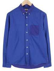 ACNE Isherwood Pox Men Shirt 52 Casual Button Down Neck Patch Pocket Cotton