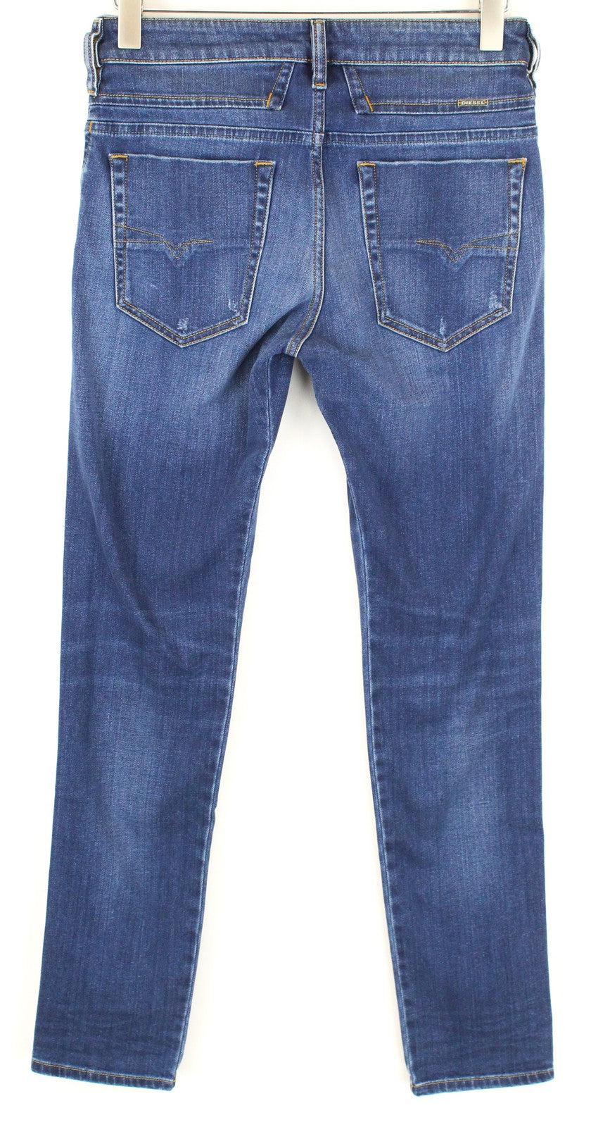 DIESEL D-Bazer 083AZ Men's Jeans W27/L32 Tapered Blue Cotton Stretch Washed