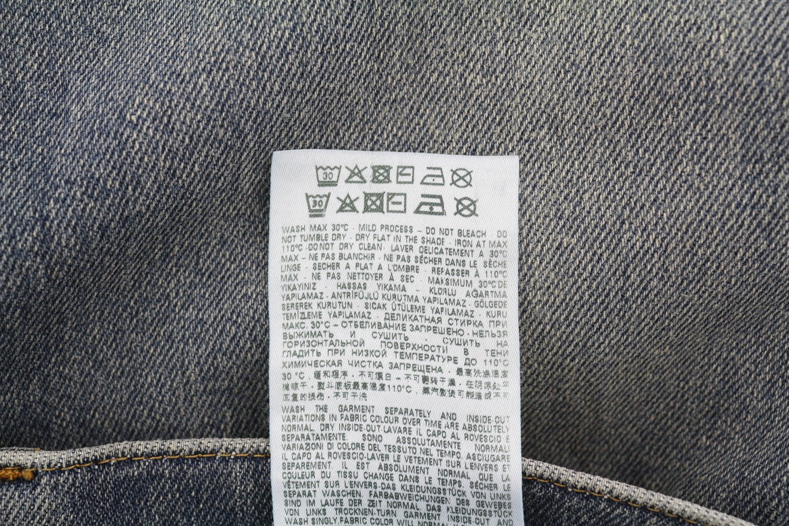 DIESEL 2019 D-Strukt 09F74 Men Jeans W34/L30 Washed Denim Blue Slim Zip RRP€175