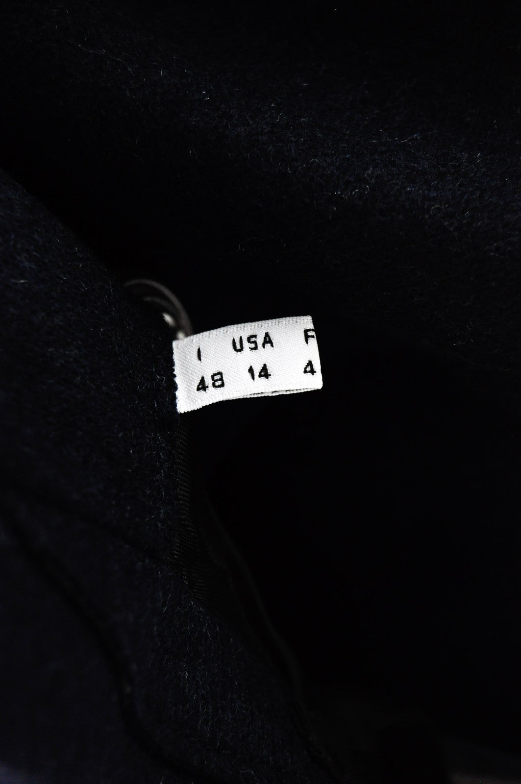 REPLAY Mens Navy Coat 48 Wool Cotton Blend Peak Collar Double-Breasted RRP€499