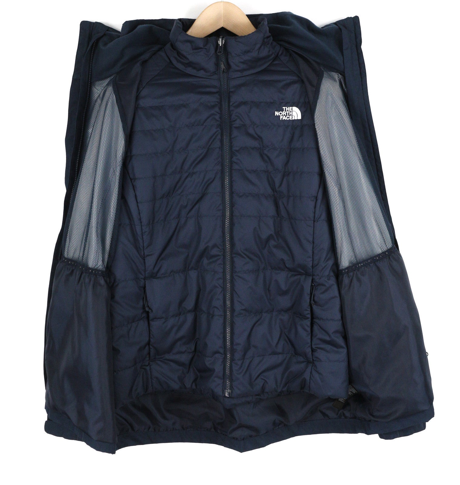 THE NORTH FACE Inlux Triclimate Women Jacket XL 2in1 Insulated Hooded DryVent