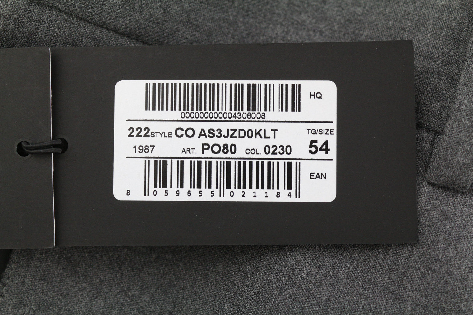 PT TORINO Lamda Men Trousers 54 W37 Fleece Wool Blend Zipper Tapered Fit Melange