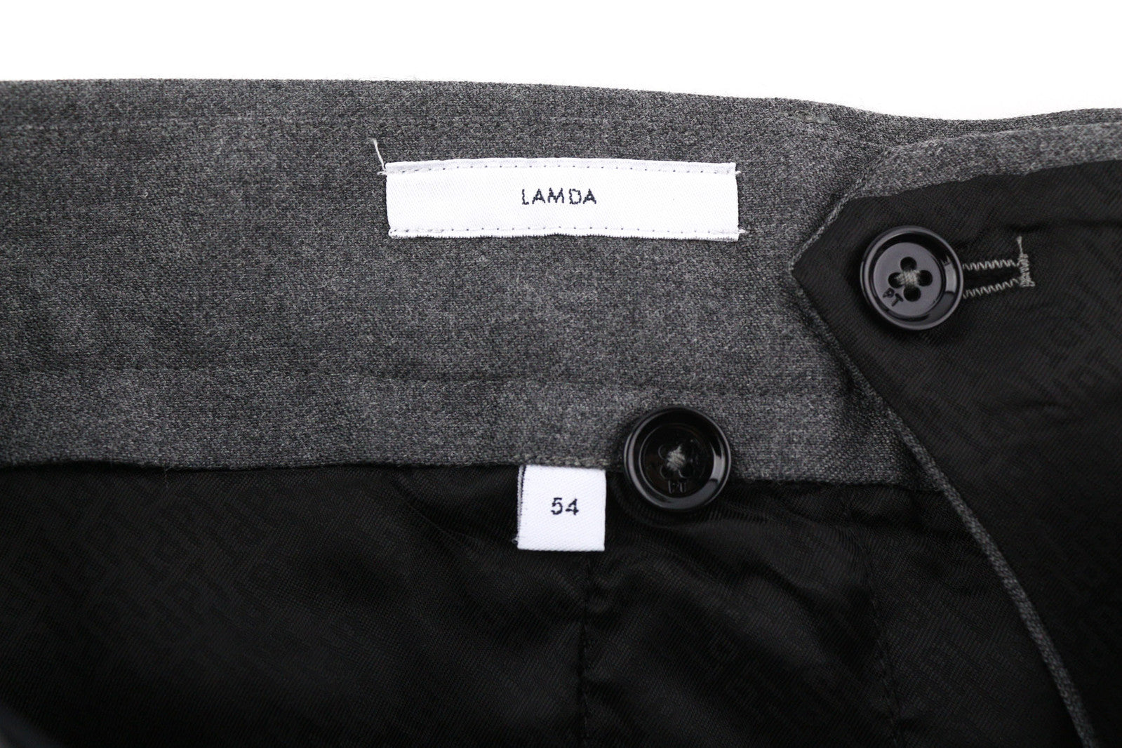 PT TORINO Lamda Men Trousers 54 W37 Fleece Wool Blend Zipper Tapered Fit Melange