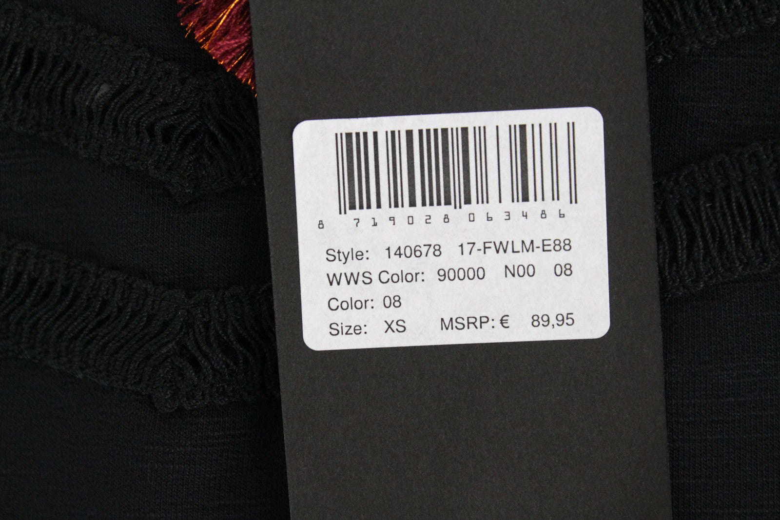 MAISON SCOTCH Womens Black Stretch Dress XS Cotton Blend Long Sleeve Short