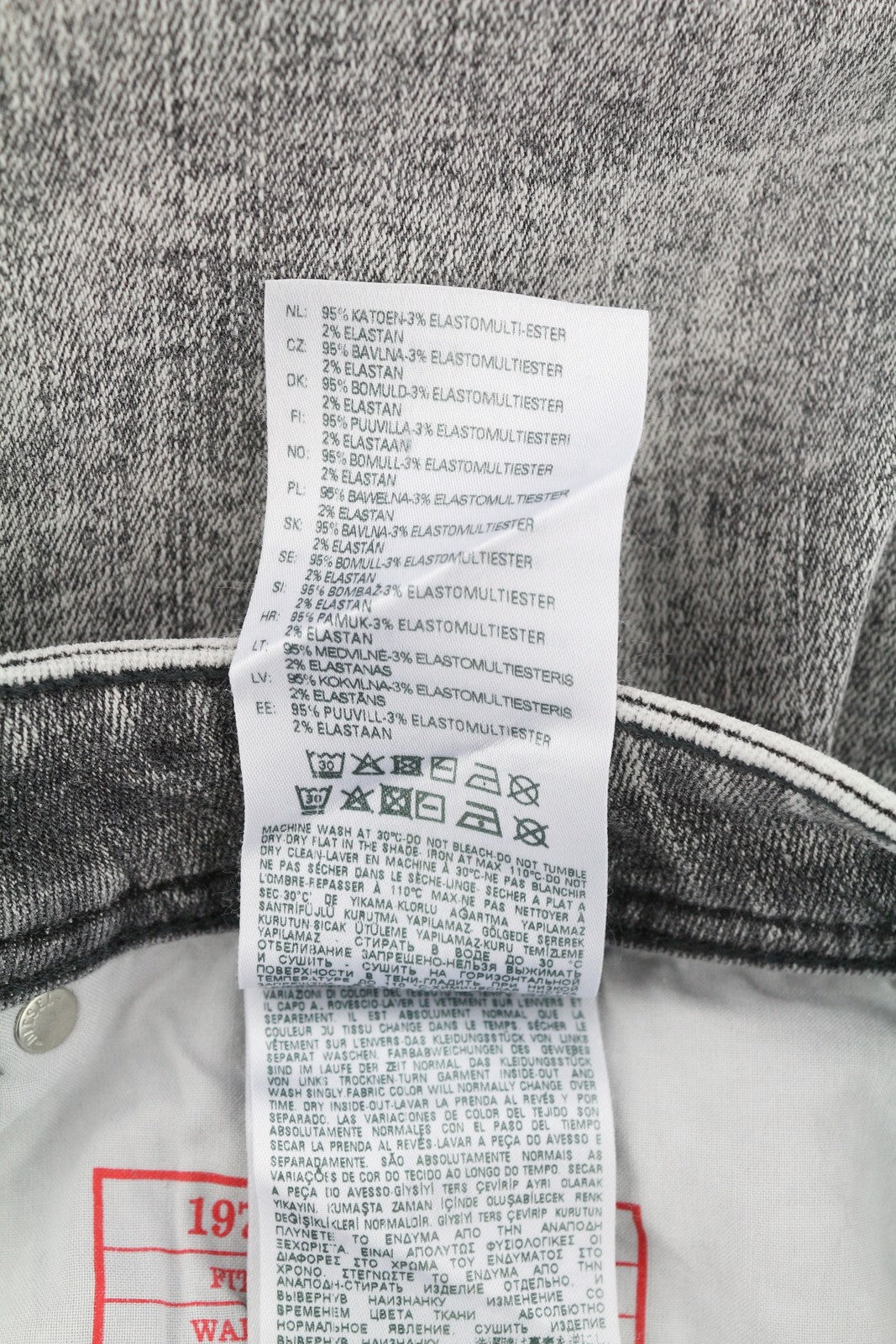 DIESEL 1979 Sleenker 09D89 Mens Jeans W36/L34 Stretchy Skinny  RRP€195 Grey