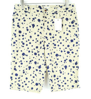 GANT Mens Brown Cotton Shorts 48 Dot Print Casual Slit Pocket Lightweight