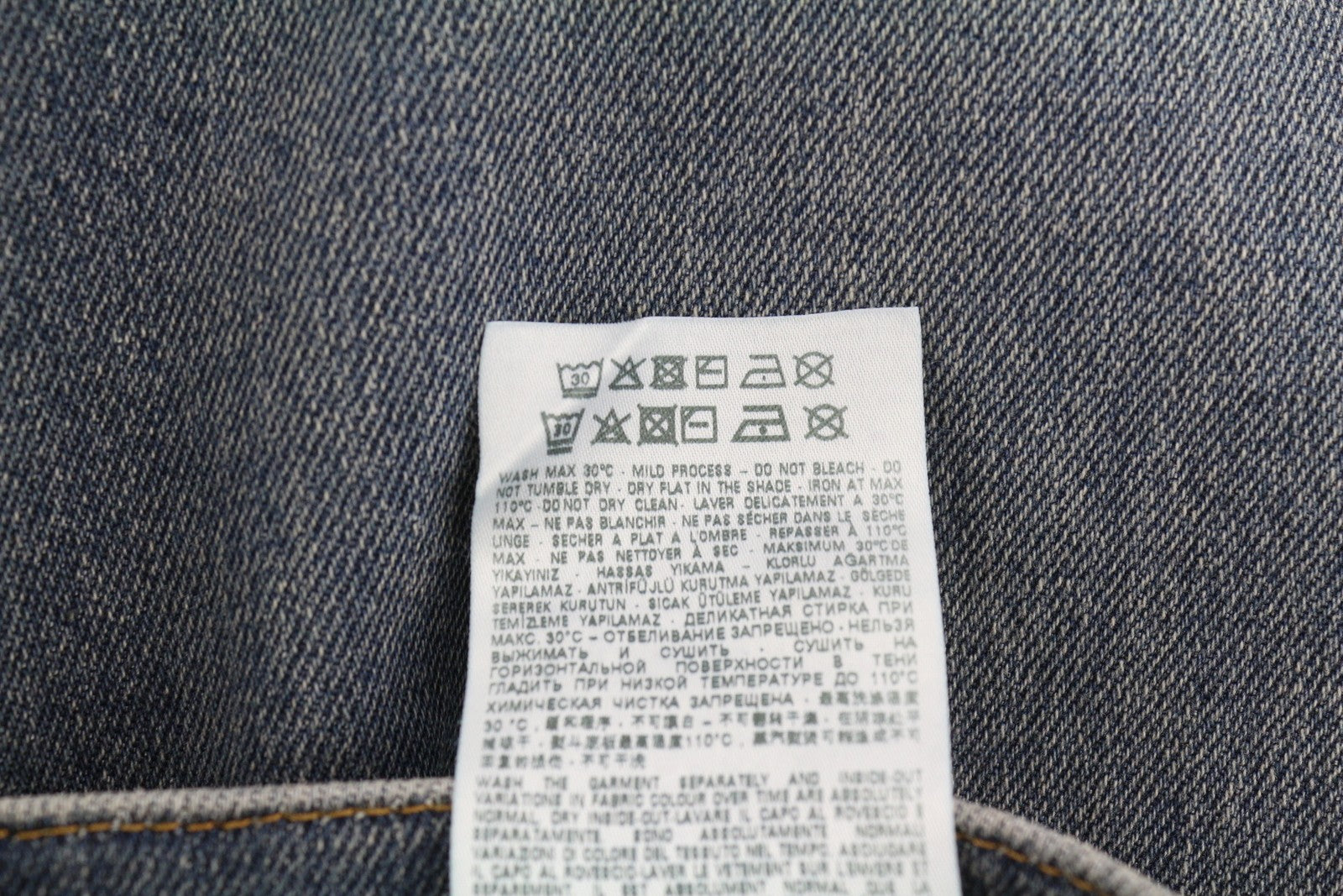 DIESEL 2023 D-Finitive 09F74 Men Jeans W36/L32 Regular Tapered Leg Blue RRP€175