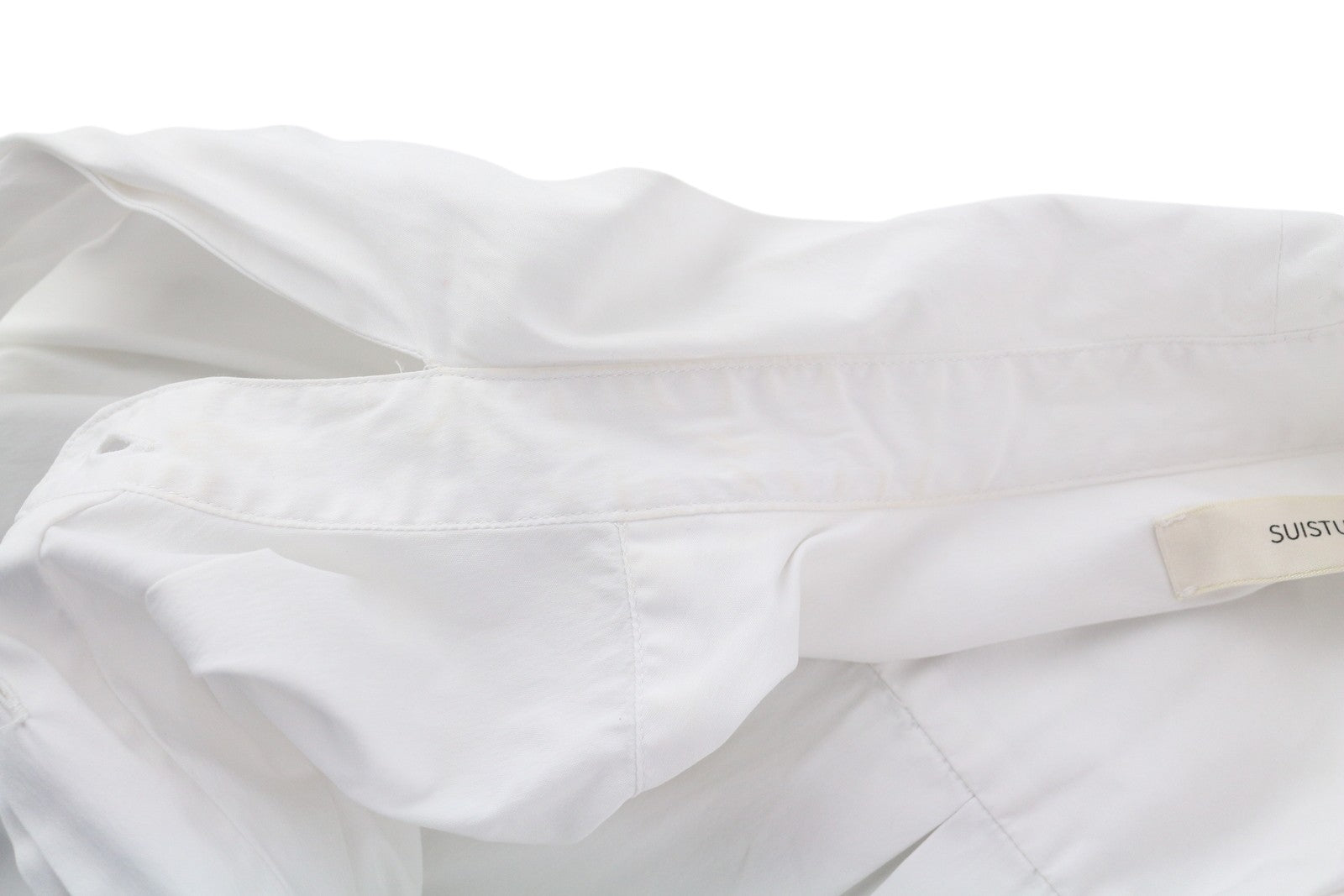 SUISTUDIO Campbell Women Shirt UK14 White Self Tie Bow Detail Buttoned Collared