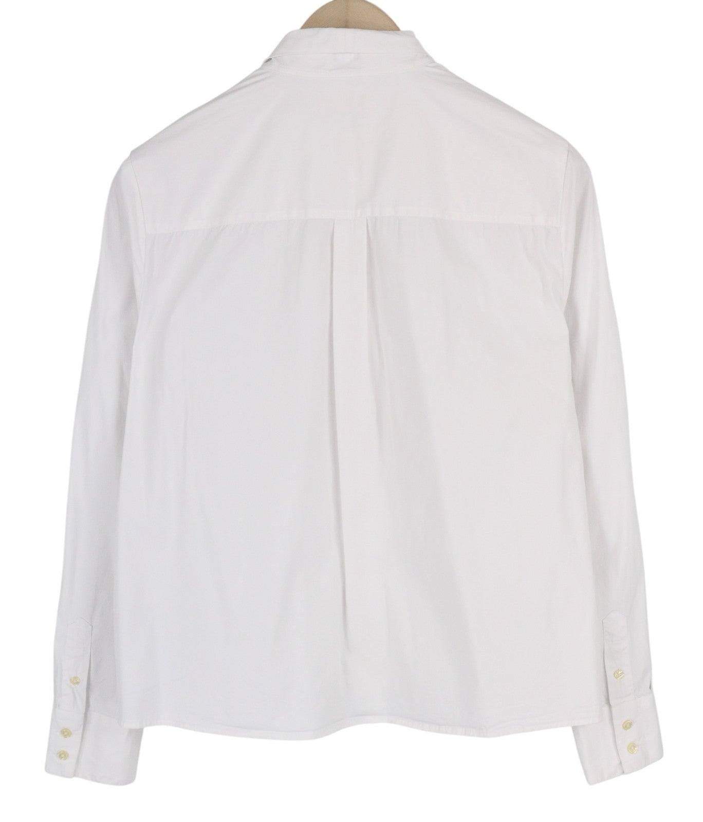SUISTUDIO Campbell Women Shirt UK14 White Self Tie Bow Detail Buttoned Collared