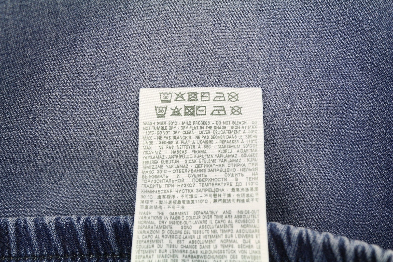 DIESEL 2030 D-Krooley Jogg 068HY Men Jeans W40 Drawstring Waist Blue RRP295