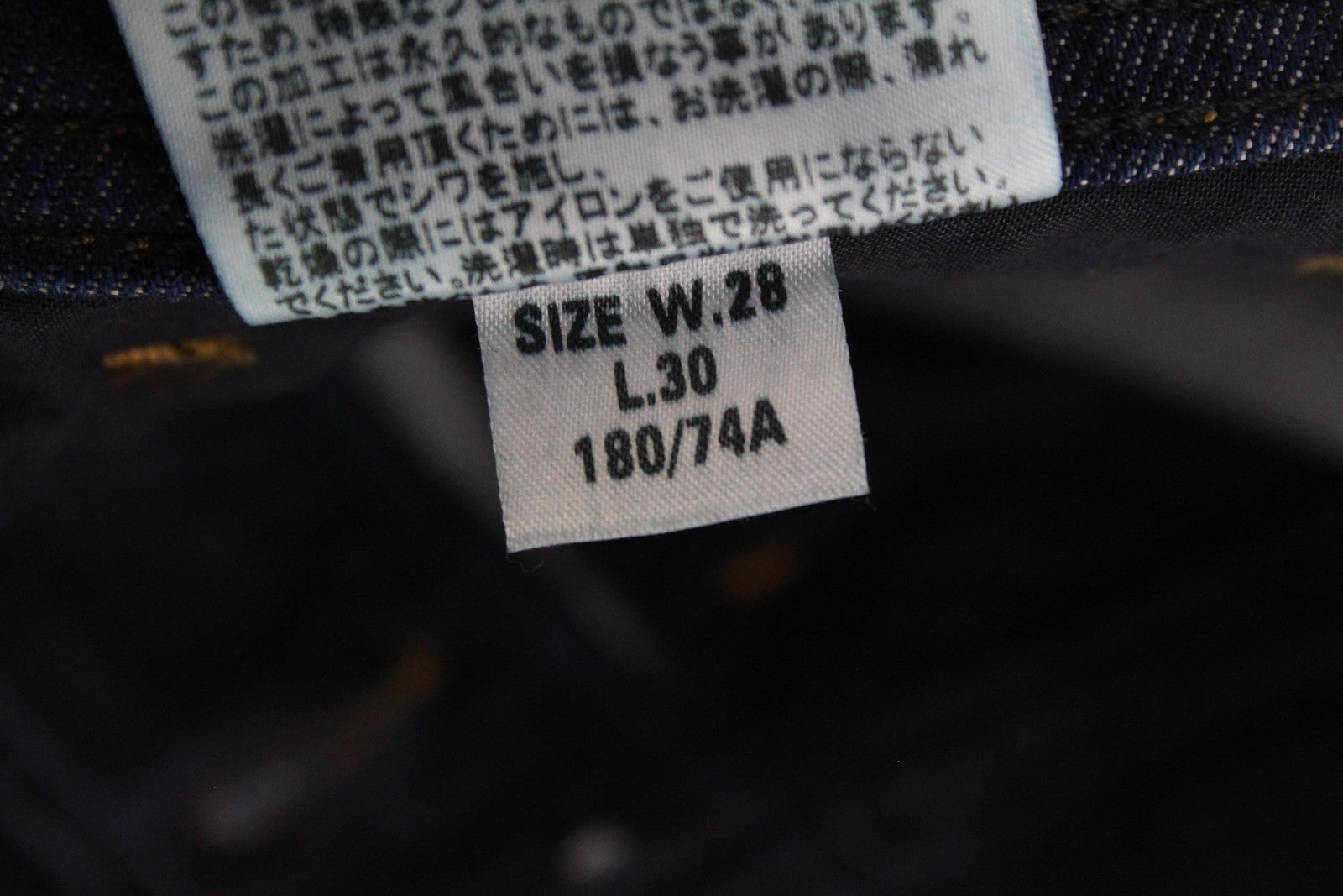 DIESEL Tepphar R7NA8 Men's Jeans W28/L30 Slim Carrot Blue Cotton Stretch Ripped