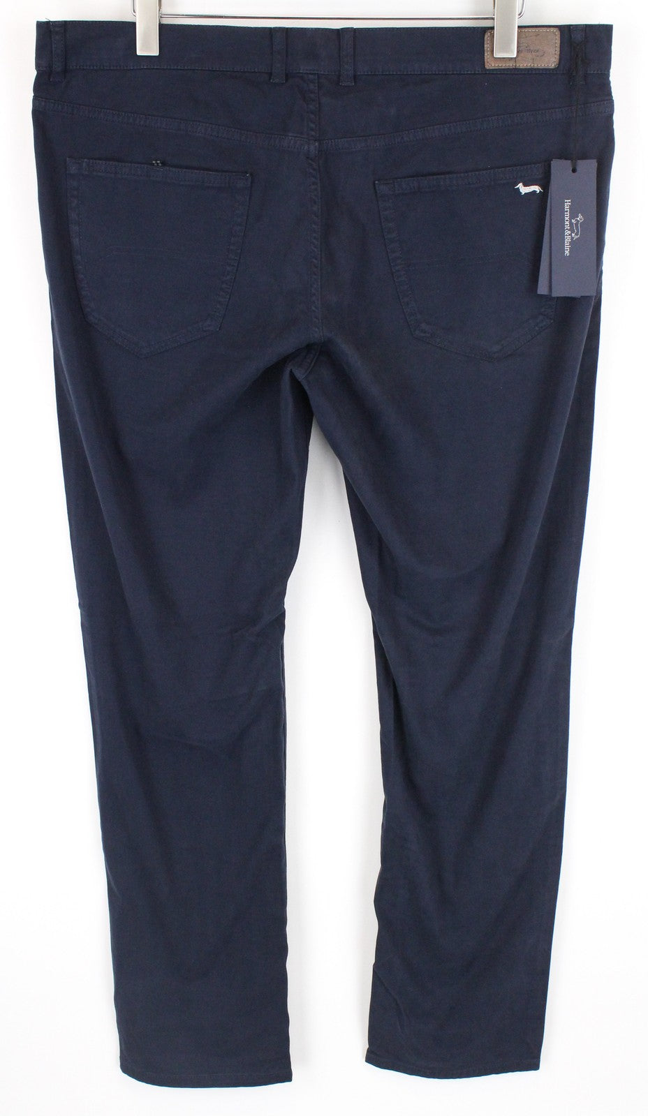 HARMONT & BLAINE Mens Cotton Trousers 56 Dark Blue Stretch 5-Pocket Straight