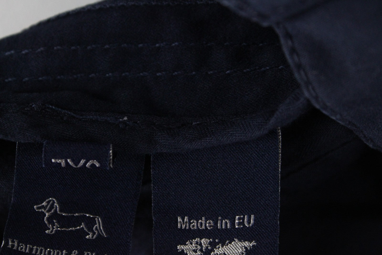 HARMONT & BLAINE Mens Cotton Trousers 56 Dark Blue Stretch 5-Pocket Straight