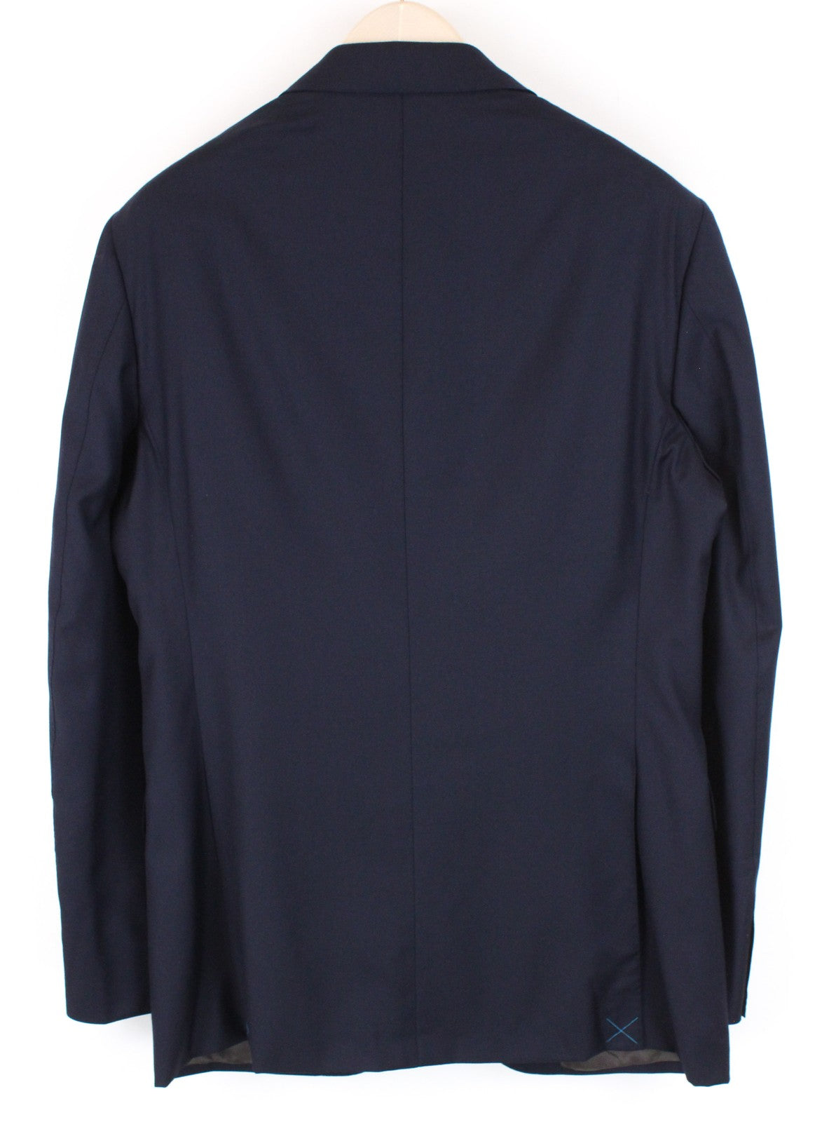 „SUITSUPPLY Napoli“ vyriškas švarkas, UK42L, tamsiai mėlynas, su grynos vilnos pamušalu, klasikinis, vienos krūtinės. 