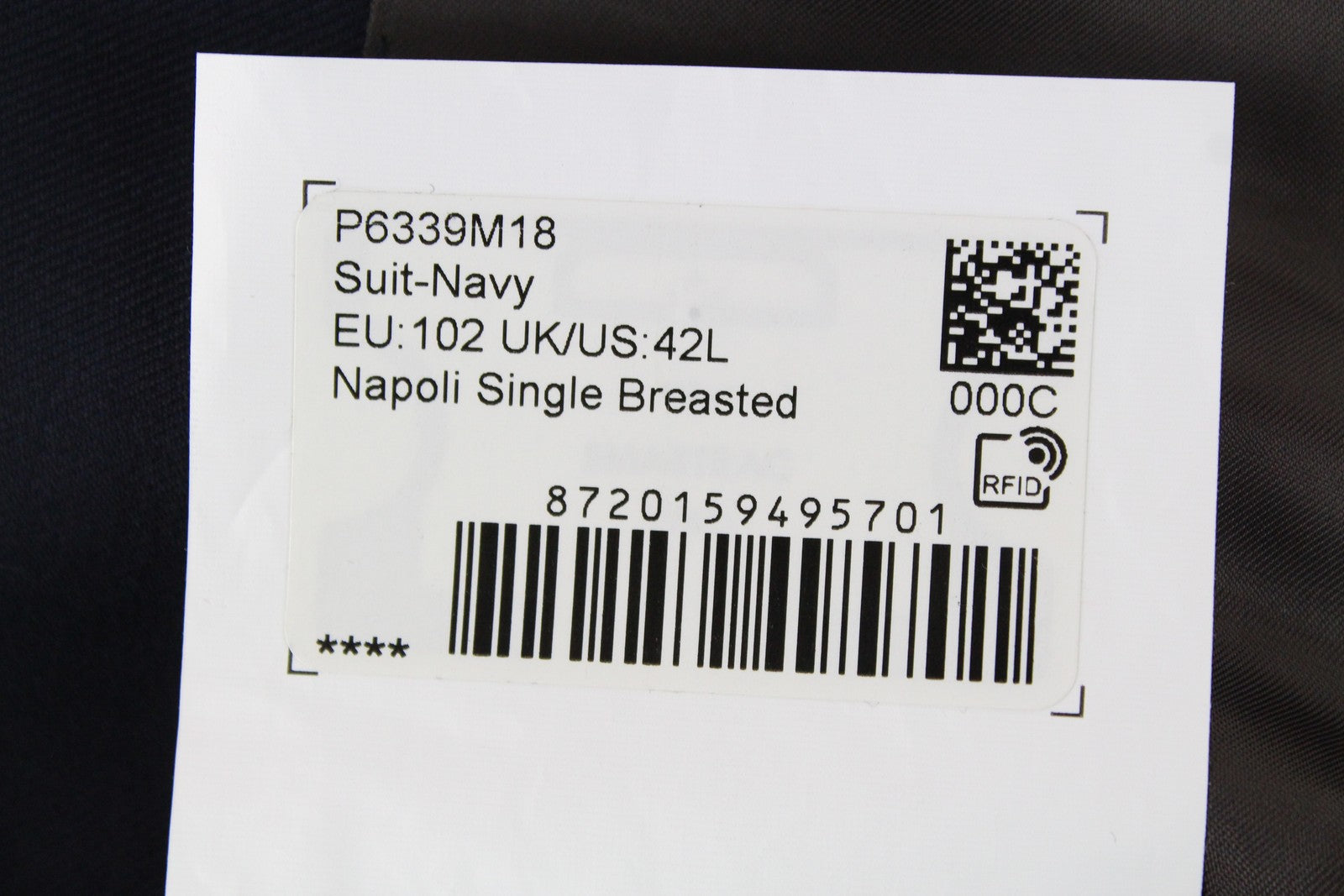 „SUITSUPPLY Napoli“ vyriškas švarkas, UK42L, tamsiai mėlynas, su grynos vilnos pamušalu, klasikinis, vienos krūtinės. 