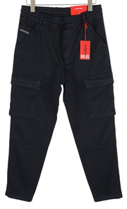 DIESEL D-Krooley-Cargo Jogg 068DY Mens Jeans W32 Drawstrings Dark Blue RRP€350