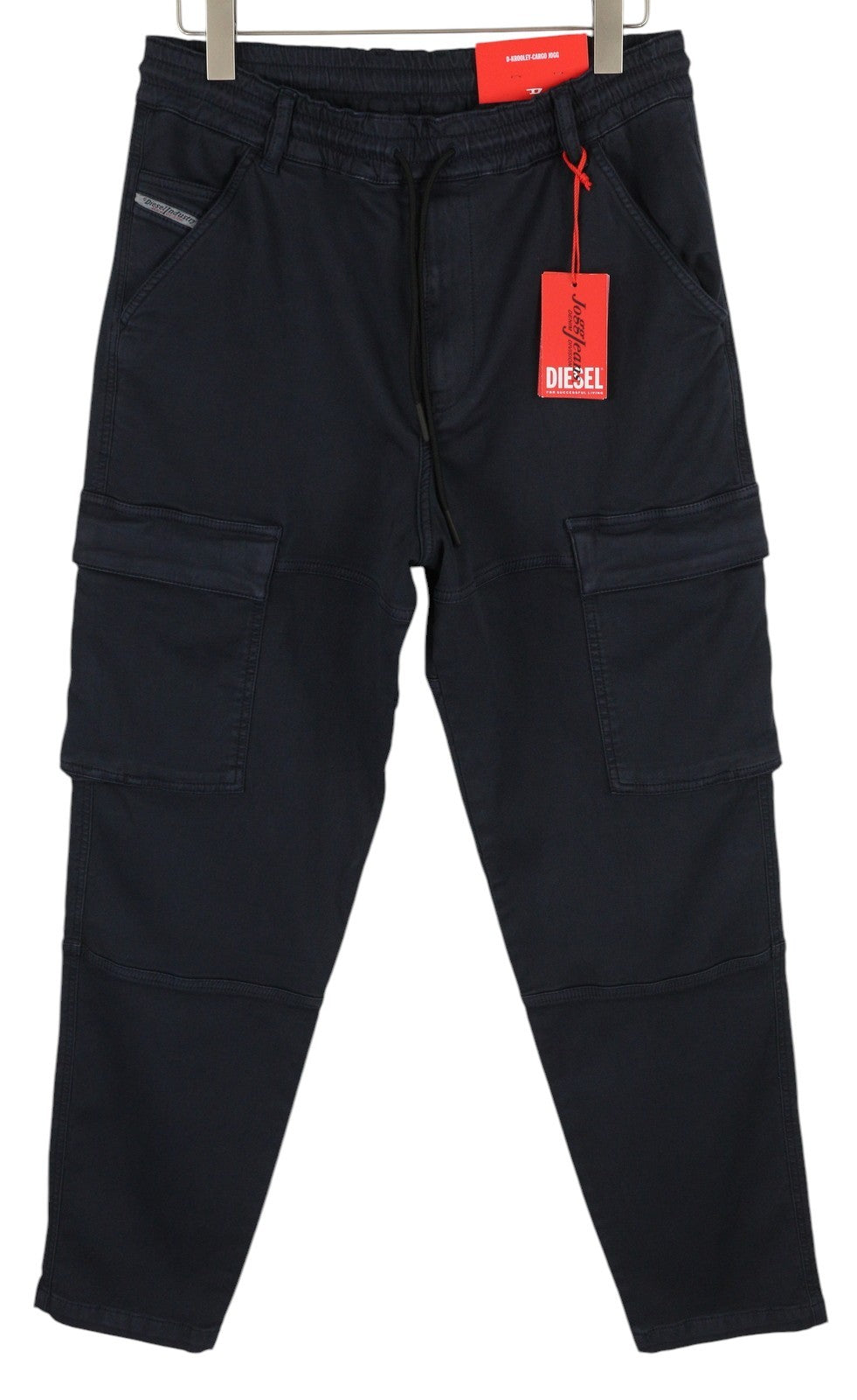 DIESEL D-Krooley-Cargo Jogg 068DY Mens Jeans W32 Drawstrings Dark Blue RRP€350