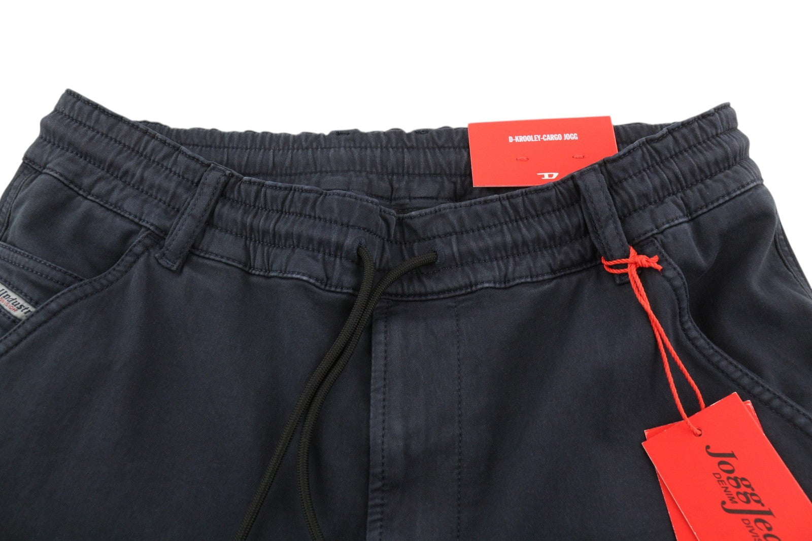 DIESEL D-Krooley-Cargo Jogg 068DY Mens Jeans W32 Drawstrings Dark Blue RRP€350